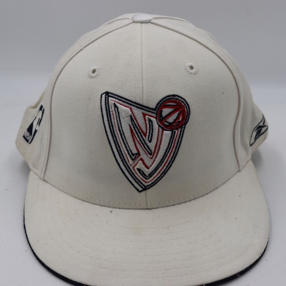 Reebok New Jersey NBA Vintage Fitted Hat Cap Streetwear Collectible 7 5/8